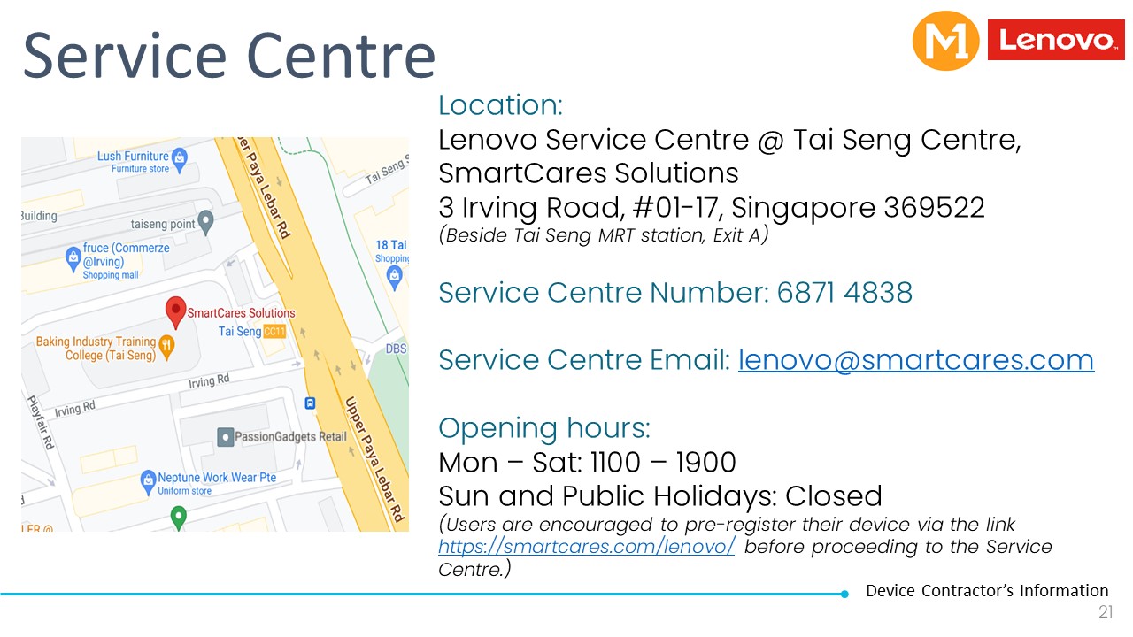 Service Centres